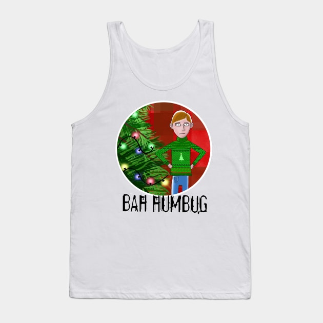 Ugly Christmas Sweater Tank Top by Scratch